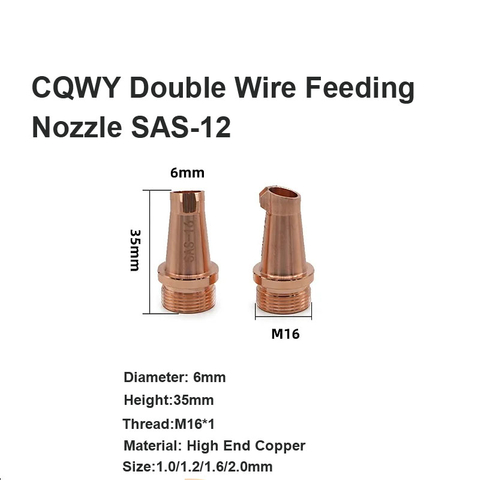 CQWY Двойное сопло подачи проволоки SAS-12 