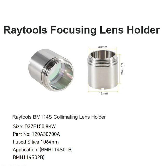 Raytools BM114S Держатель коллимирующей линзы D37 F150 8KW