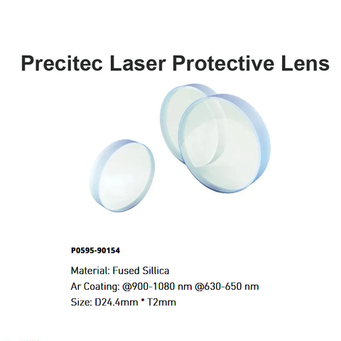 Защитная линза для лазера Precitec D24.4*T2mm 
