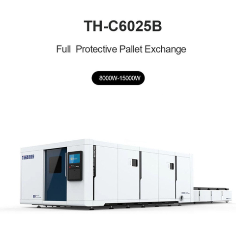 Станок для лазерной резки с параллельным двойным обменом средней мощности