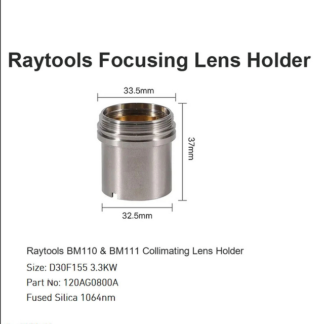 Держатель коллимирующей линзы Raytools BM110 и BM111 D30 F155 3,3 кВт