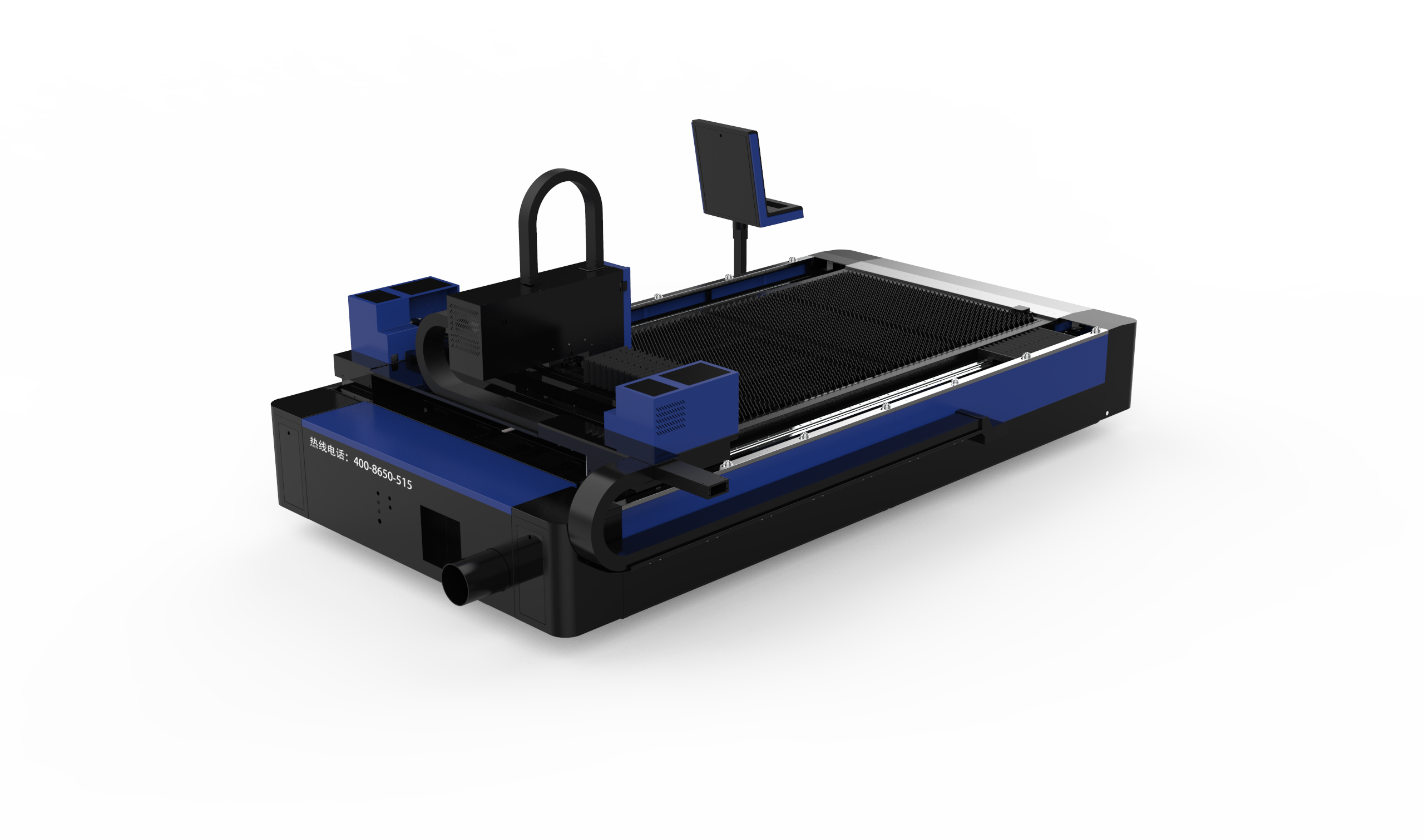 Станок для лазерной резки листового металла с ЧПУ открытого типа