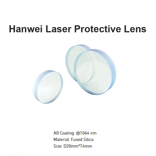 Защитная линза для лазера Hanwei D20 *T4mm