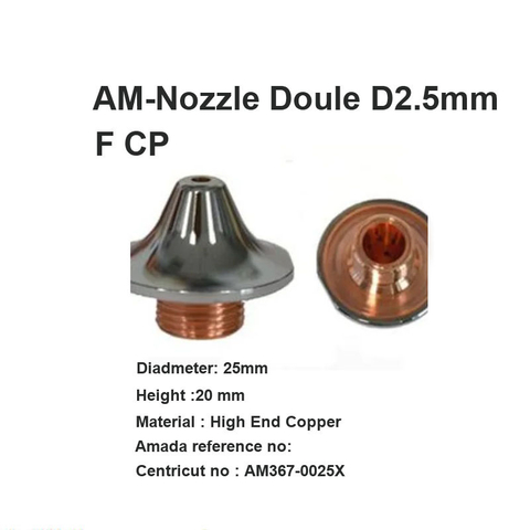 AM-Сопло двойное D2,5 мм F CP