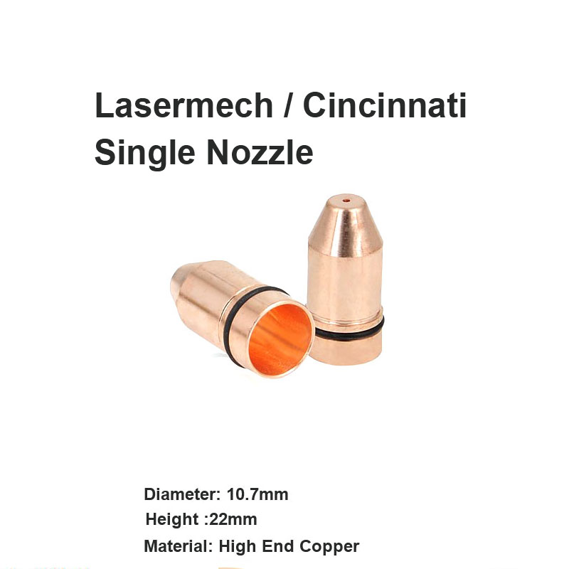 Lasermech и Cincinnati с одним соплом