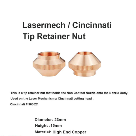 Гайка фиксатора наконечника Lasermech & Cincinnati