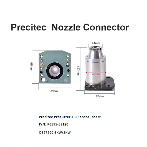 Соединитель сопла Precitec Procutter D37 F200 