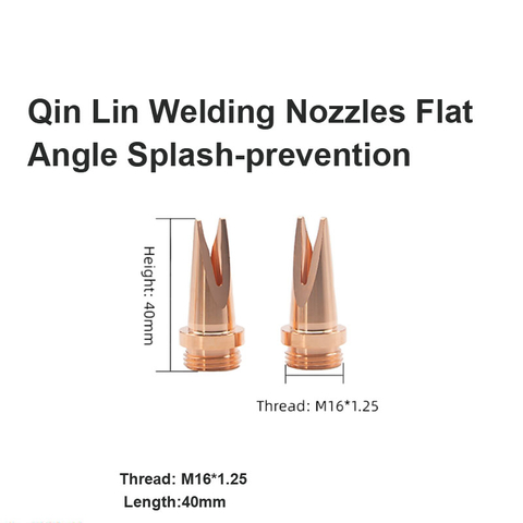 Сварочные насадки Qin Lin с плоским углом Предотвращение брызг