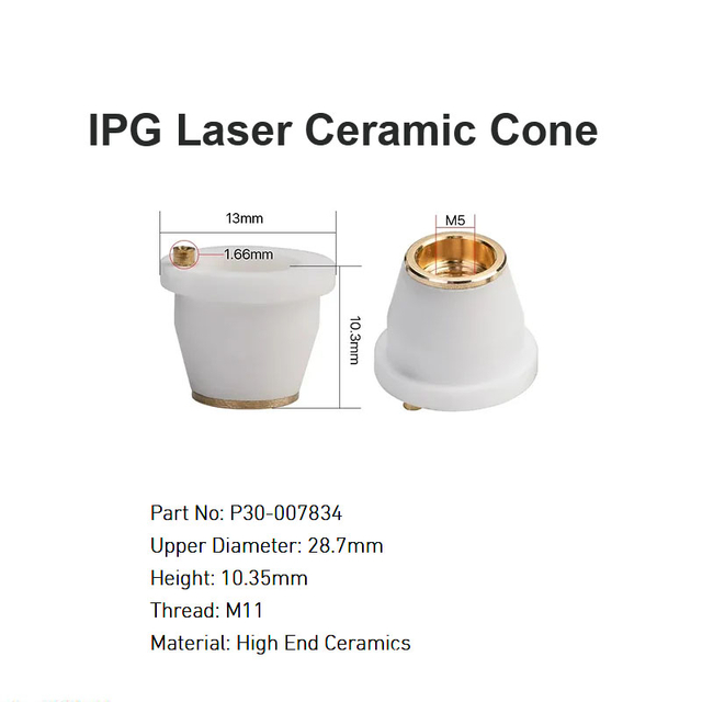 IPG Laser Керамический конус D28,7 мм H10,35 мм