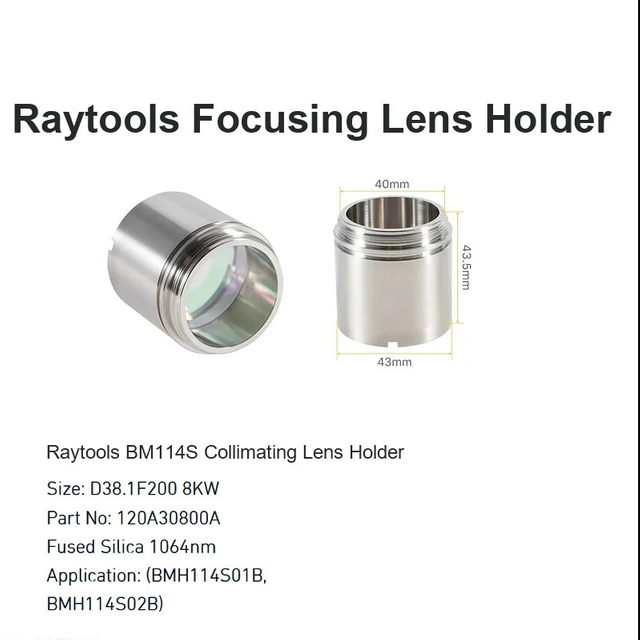 Raytools BM114S Держатель коллимирующей линзы D38.1 F200 8KW