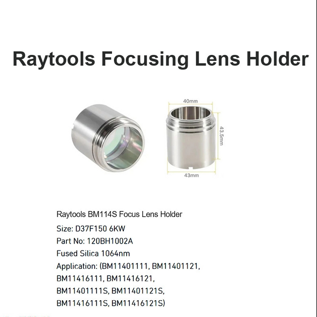 Raytools BM114S Держатель фокусирующей линзы D37 F150 6KW